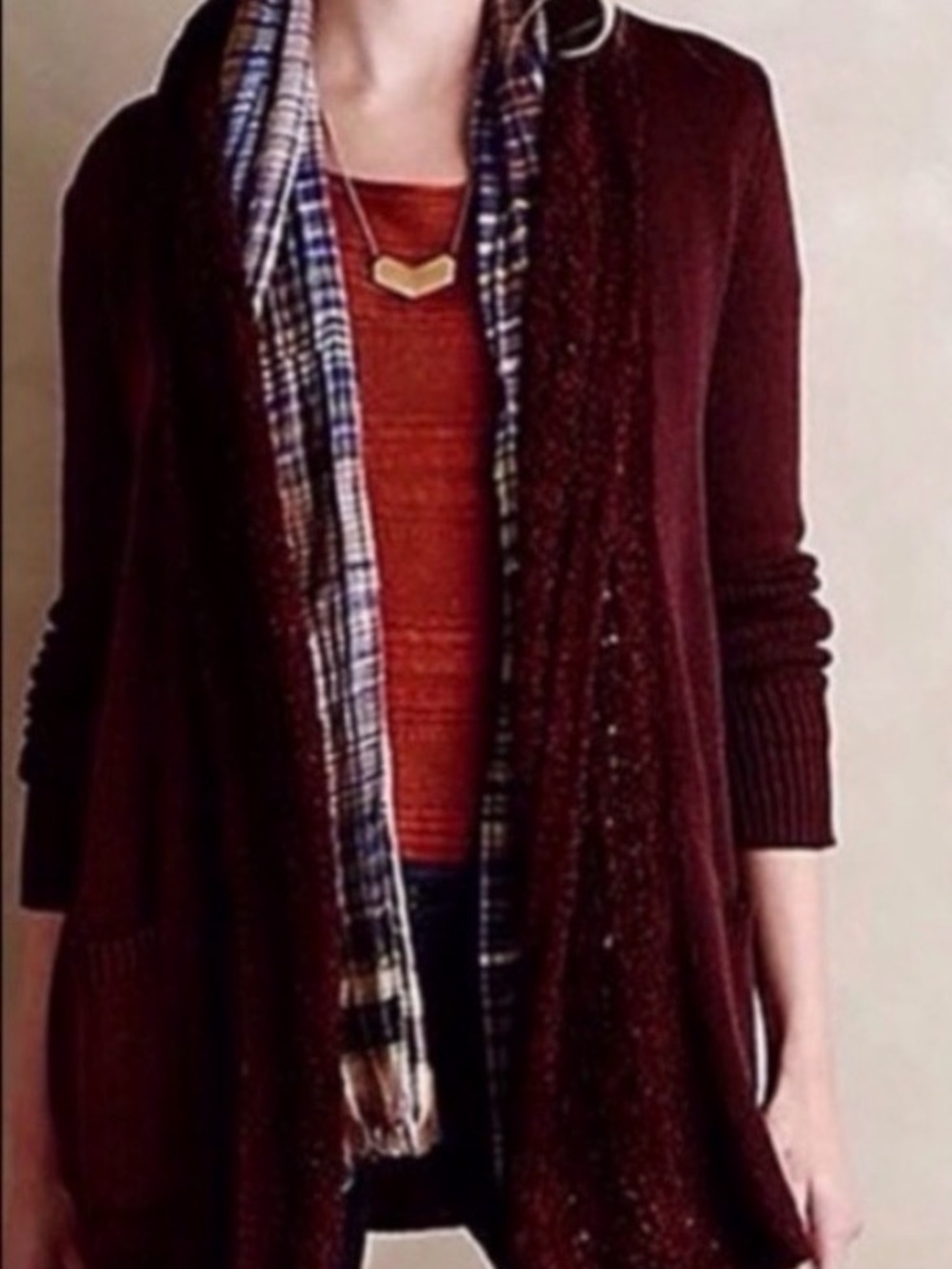 Y2k Anthropologie Angel of the North Evenie Crochet Cardigan Medium